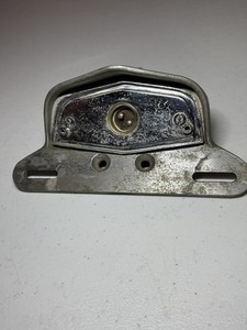 VINTAGE BECK ARNLEY CHOPPER TAIL LAMP BRACKET LICENSE PLATE BOBBER ALUMINUM WOW