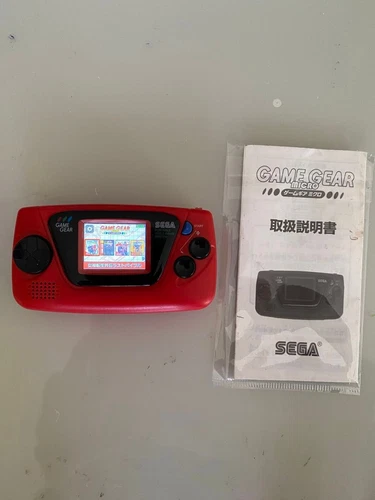 SEGA Game Gear Micro Console with Big Window Micro Accessory - Black - Used