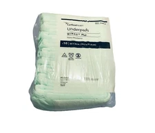 Cardinal Health Wings Underpads, 10 Count, 30 x 36-inch, Blue Backsheet