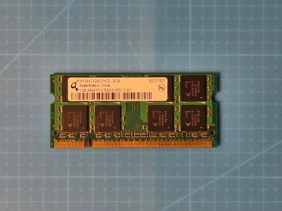 Qimonda PC2-5300 (DDR2-667) 1 GB SO-DIMM Memory