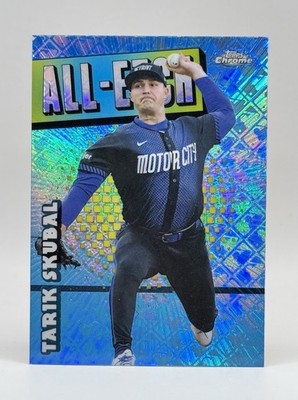 2025 Topps Chrome Tarik Skubal Logofractor All Etch CAE-16