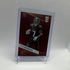 Panini 2023 Donruss Elite Rookies Bijan Robinson RC #104 Maroon /149 Falcons