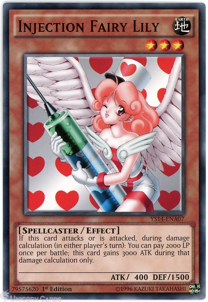 YS14-ENA07 Injection Fairy Lily 1st Edition Mint YuGiOh Card