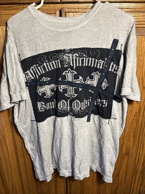 Affliction T-Shirt Cyber Grunge Mall Goth Mens Size X Large