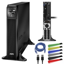APC UPS 3000VA Smart-UPS Single Phase Online UPS SRT3000XLA Network Cable