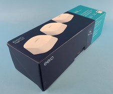 eero 6 M110311 WiFi 6 Dual-Band AX1800 3-pack Mesh System with PAs Boxed