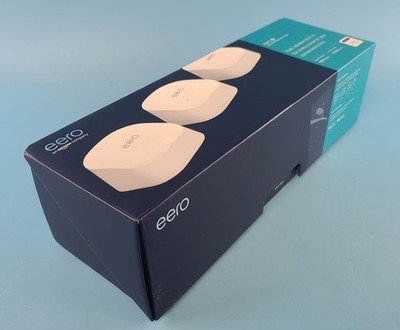 eero 6 M110311 WiFi 6 Dual-Band AX1800 3-pack Mesh System with PAs Boxed
