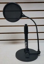 On Stage Adjustable Tabletop Microphone Stand & Wind Screen Bundle, Pre-Owned