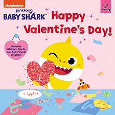 BABY SHARK: HAPPY VALENTINE'S DAY!: INCLUDES STICKERS, By Pinkfong **Mint**