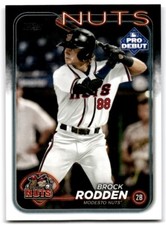 2024 Topps Pro Debut Brock Rodden Modesto Nuts #PD-155