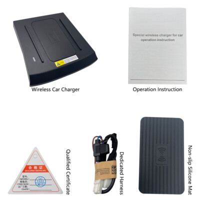 Center Console Phone Wireless Fast Charging Pad for Toyota Prado 2012-2017