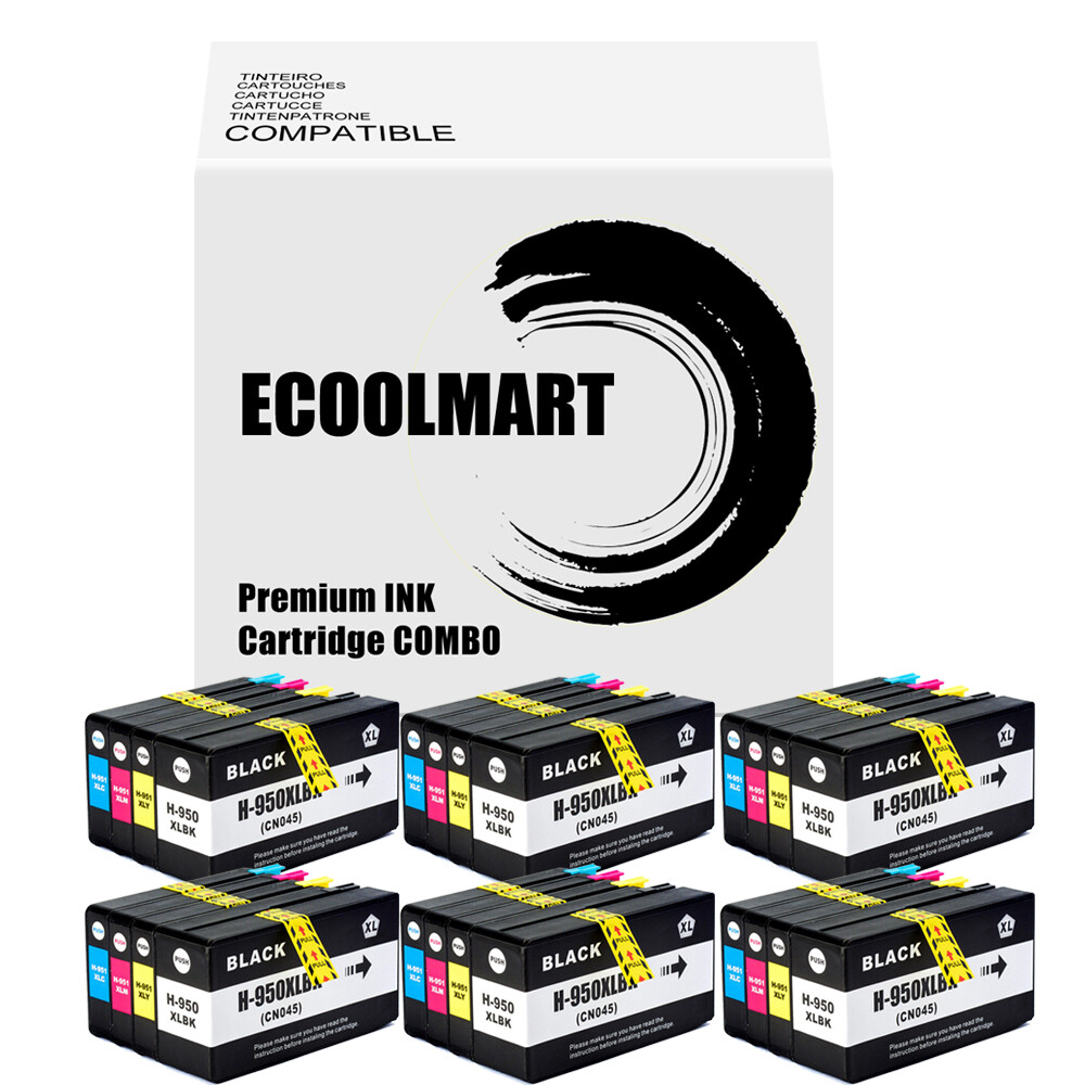 24PK Ink Cartridges replace for HP 950XL 951XL Officejet Pro 8640 251dw 8615