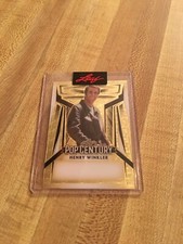 Marketplace image: 2023 LEAF POP CENTURY PROOF HENRY WINKLER GOLD SUPERFRACTOR 1/1 UNSIGNED FONZIE
