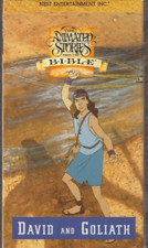 The Animated Stories From the Bible David And Goliath VHS Very Good