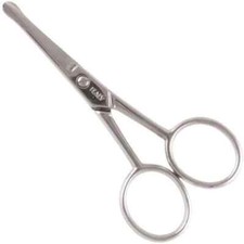 Nose Hair / Moustache / Beard / Eyebrow Scissors- Handcrafted in Italy