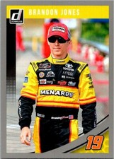 2019 Donruss Racing Silver Card #76 Brandon Jones 
