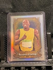 Usain Bolt 2024 Allen & Ginter Hot Box Silver Portrait - Sprinter