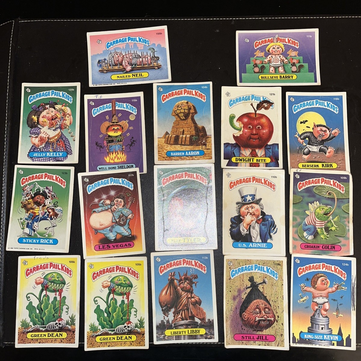 Vintage Garbage Pail Kids Lot of Mixed Cards 1986 Series 100's B