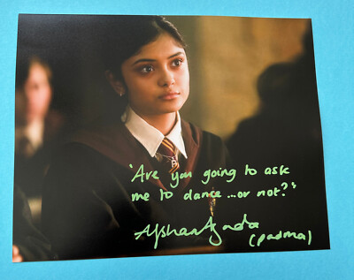 Afshan Azad   -  Harry Potter  -  signed, original Autogramm !!!