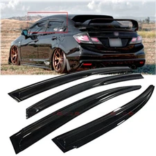 For 2006-2011 Honda Civic Sedan Window Visor Rain Guards Vent Shade Deflector