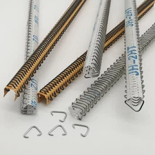 12PCS Wire Hook Fastener 300mm Wide for Belt 1.6-7.9mm Clipper Lacing Baler Belt