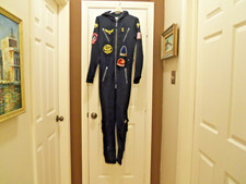 Men's 'One Piece' Tracksuit Jogging Hoodie Jumpsuit Patches Small Design Norway