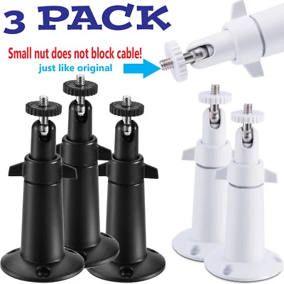 3 Pack Security Wall Mount for Arlo or Pro Camera Adjustable Indoor Outdoor Cam