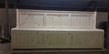 6ft modern bench storage bench, Shoe bench, any size made