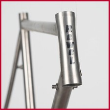 REWEL TITANIUM FRAME VINTAGE ROAD RACING BIKE OLD ITALIAN RIM BRAKE ITALY