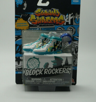 Subway Surfers BLOCK ROCKERS MINI FRESH KICKS Backpack Clip Keychain Shoes