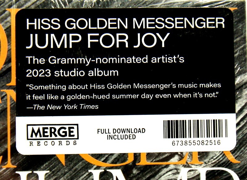 米LP Hiss Golden Messenger Jump For Joy MRG825 Merge Records /00260 Hiss Golden Messenger - Jump for Joy - Amazon.com Music