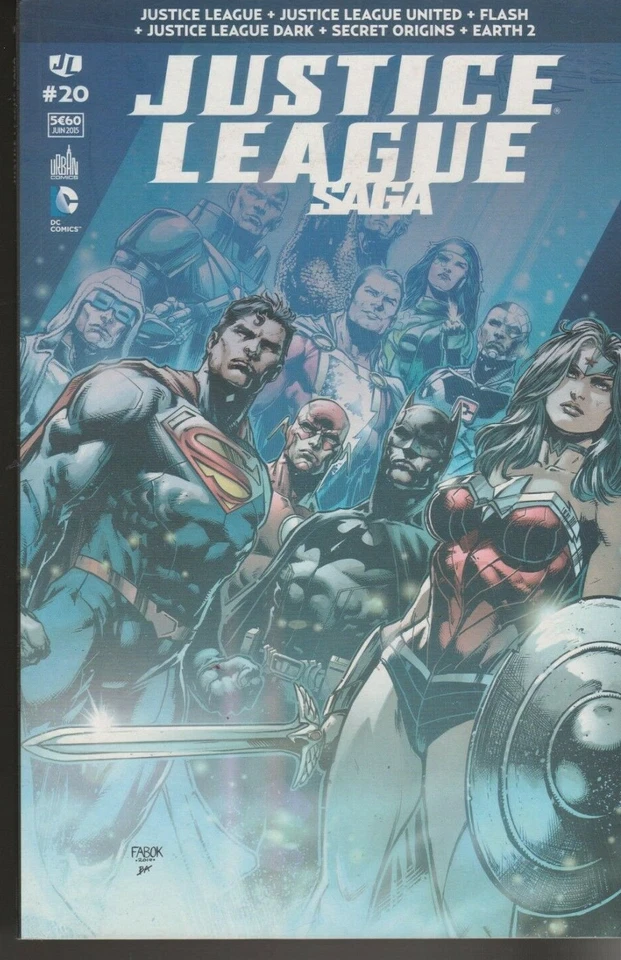 JUSTICE LEAGUE SAGA N° 20 DC Comics URBAN juin 2015 - Photo 1/1