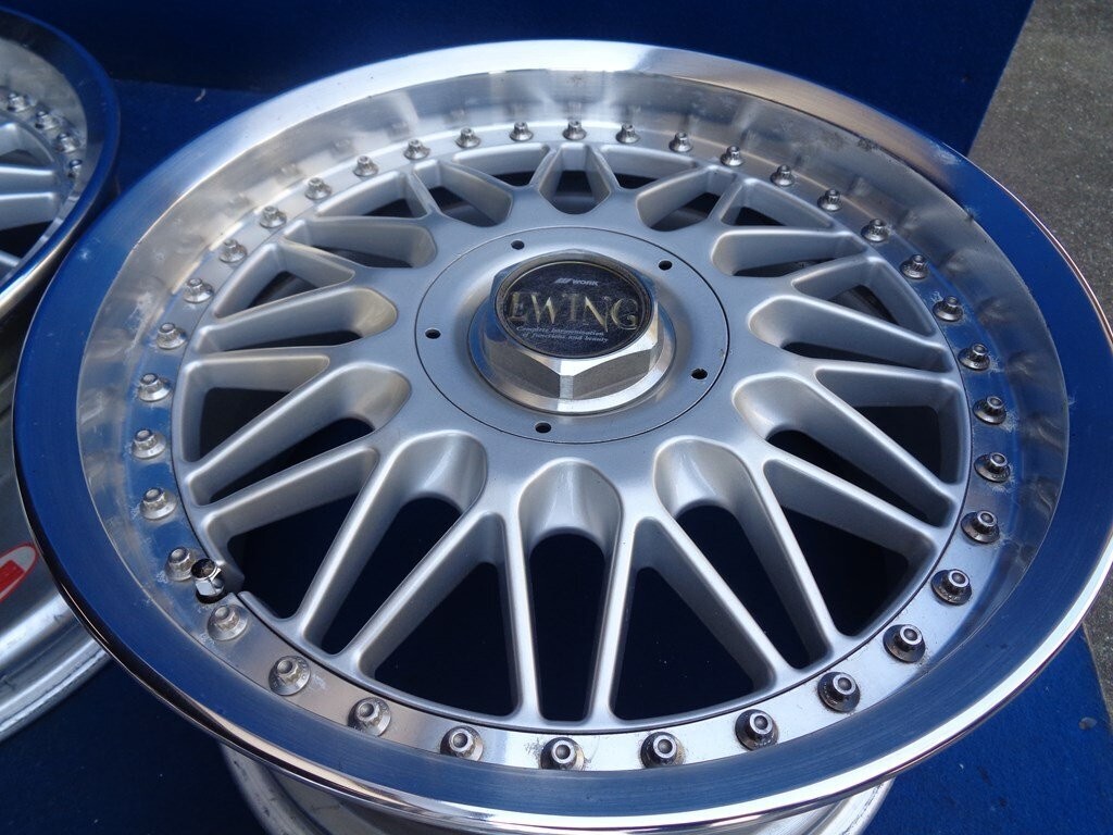 JDM WORK EWING 17inch 114.3x5 Set4 Wheels japan Racing | eBay