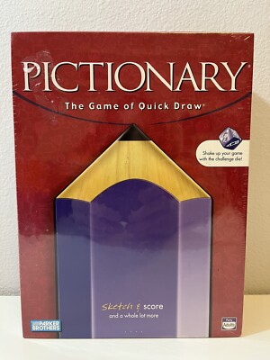 Pictionary - The Game of Quick Draw Parker Brothers Hasbro Brand New Sealed