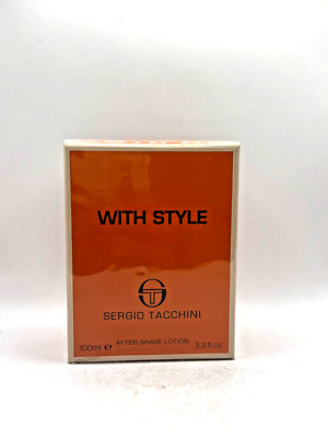 WITH STYLE BY SERGIO TACCHINI 100ML AFTER SHAVE LOTION (NEW WITH BOX & SEALED)