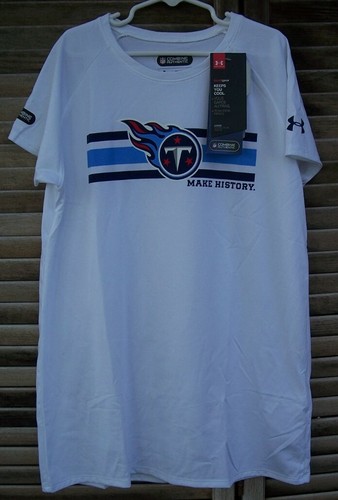 UNDER ARMOUR nwt TITANS Combine Authentic shirt~size YLG~NEW~girls L~loose fit~