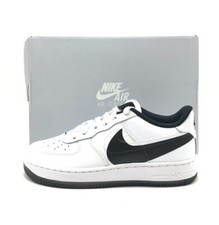 NEW Youth Grade-School Nike Air Force 1 LV8 GS White / Black FQ4118 100