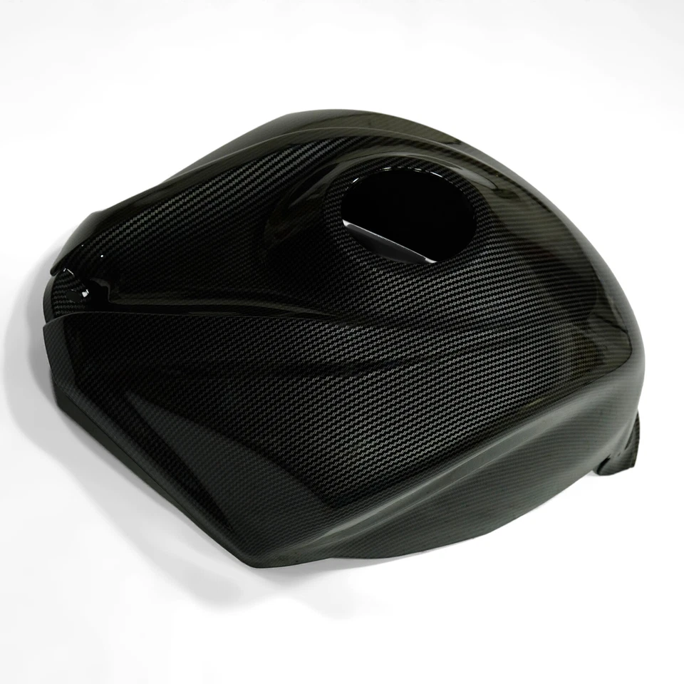 Black Carbon Fiber Fuel Gas Tank Cover For SUZUKI GSXR600/750 2008 2009 2010 US - Imagem 4 de 4