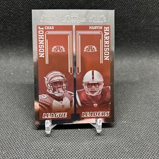 2006 Playoff Prestige League Leaders Chad Johnson Marvin Harrison /100 #LL-10