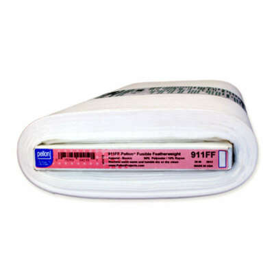 Pellon 911FF Featherweight Non-woven Fusible Interfacing 20'' White By The Yard
