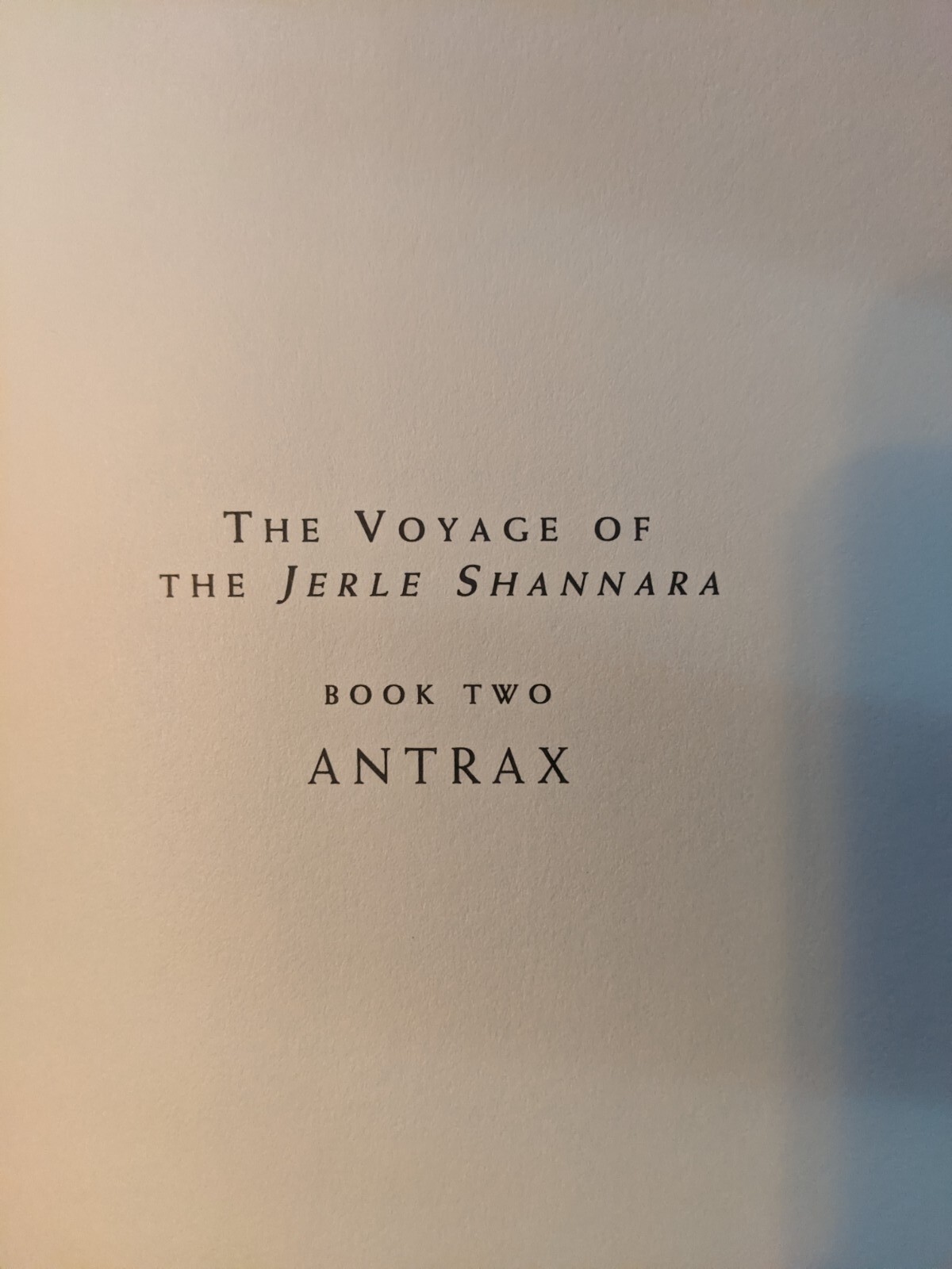 Antrax Voyage of the Jerle Shannara Book 2 Terry Brooks HC DJ Fantasy Magic  thumbnail 4