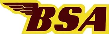 #2082 (1) 7" BSA england motorcycle motorbike decal Decal Sticker Laminated