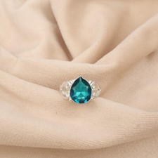 Natural Apatite Gemstone 925 Sterling Silver Jewelry Handmade Fashionable Ring