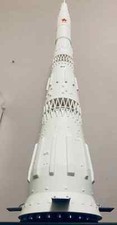 New! The Mighty Soviet N1 Moon Rocket Kit model. ALL WHITE.