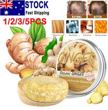 1-5x Ginger Hair Regrowth Shampoo Bar, Promotes Hair Growth Care Ginger Soap AU