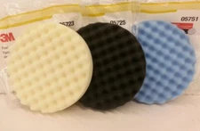 3M Perfect it Foam Buffing Compounding Pads 5723 5725 5751 (1 PAD EACH)