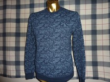 An ORIGINAL PENGUIN by MUNSINGWEAR JUMPER AOP SWEAT SHIRT sz SMALL 38"