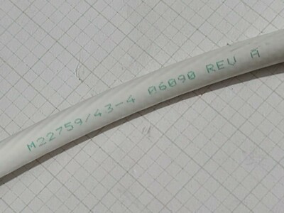 Raychem/TE 22759/43-4-9 #4awg XL-ETFE Spec 55 M22759/43 Raychem/TE 22759/43-4-9 #4awg XL-ETFE Spec 55 M22759/43