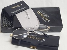 NEW RARE LIFE by TIFFANY LUNETTES T610 C11 GLASSES PLATINUM OVAL EYEGLASSES NICE