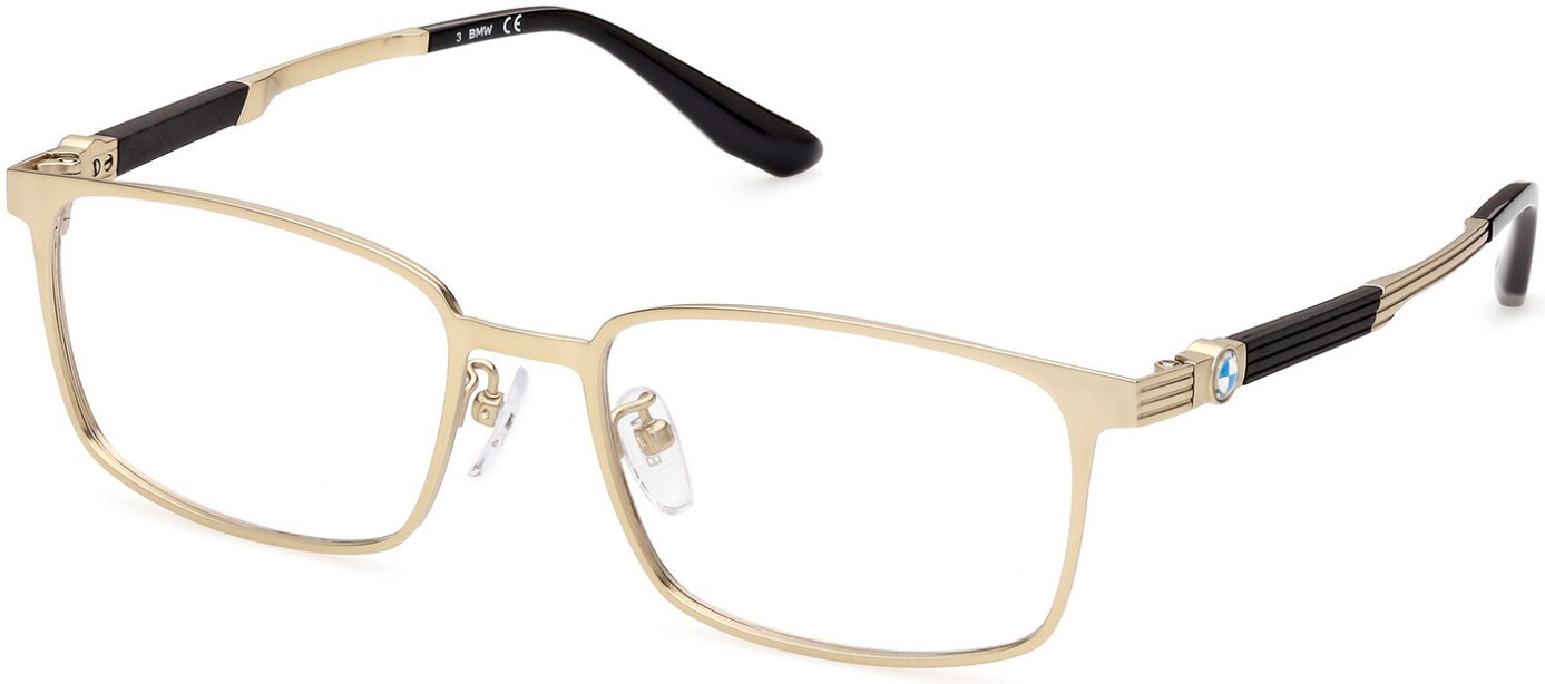BMW BW5049-H 032 Золотая титановая оправа для оптических очков 56-18-145 Global Fit RX 29390₽